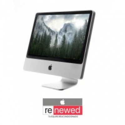 Renewed apple imac 20 pulgadas early 2009 - core2duo - 2.66ghz - 8gb - 320gb sata - macos x yosemite - grado a