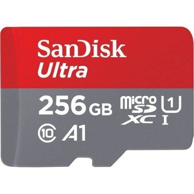 Tarjeta memoria micro secure digital sdxc + adaptador sandisk ultra - 256gb - clase 10 - sdxc - 120mb - s