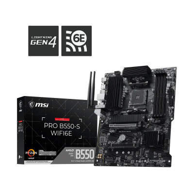 MSI PRO B550-S WIFI6E placa base AMD B550 Zócalo AM4 ATX