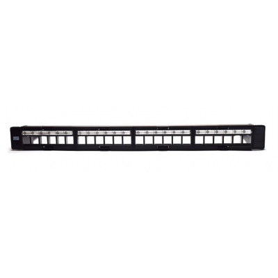 PANEL DE CONEXIONES WP 19 UTP MODULAR VACIO PARA 24 TOMAS KEYSTONE, 1U