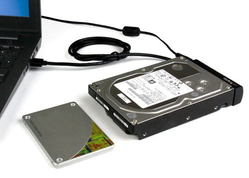 ? Unidad de estado sOlido externo conectada a un ordenador portAtil, a travEs del adaptador USB 3.1 a SATA 