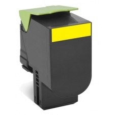 TONER LEXMARK 70C80Y0 AMARILLO PROGRAMA RETORNO