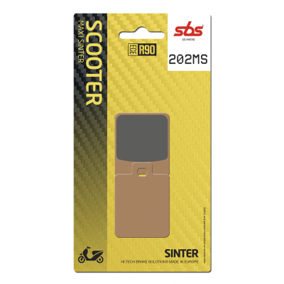 MS Scooter Maxi Sintered Brake Pads SBS 202MS