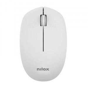 Nilox Ratón inalámbrico, 1000 DPI, 3 botones, Gris