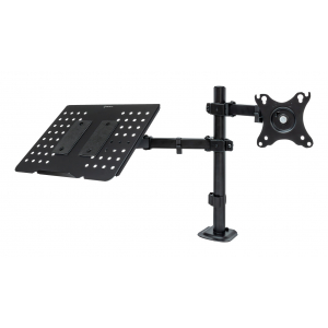 UNYKAch Soporte TV / MONITOR Escritorio para Pantallas Planas y Curvas de 13-32 Pulgadas (hasta 10 kg brazo) con Soporte para Po