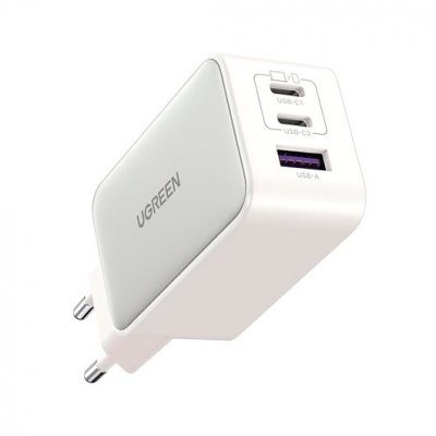 CARGADOR UGREEN USB-A+2*USB-C 65W GAN FAST