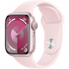 Apple Watch Series 9 41 mm Digital 352 x 430 Pixeles Pantalla táctil Rosa Wifi GPS (satélite) Correa Sport Band