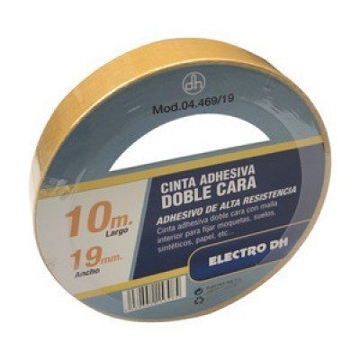 Cinta Doble Cara Adhesiva 19mm x 10 metros