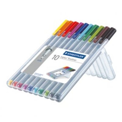 triplus fineliner 334 rotulador de punta fina Multi 10 pieza(s)