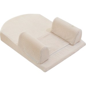 Posicionador para dormir de espuma viscoelástica Beige Velvet