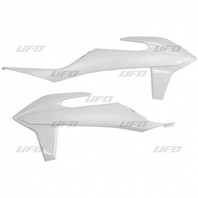 Plásticos laterales de radiador UFO blanco KTM SX/SX-F KT04092#047