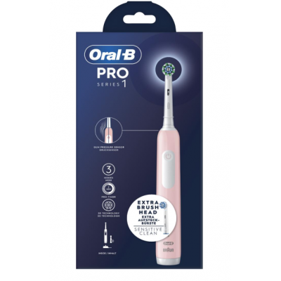 DENTAL ORAL B PRO 1 ROSA (2 RECAMBIOS)