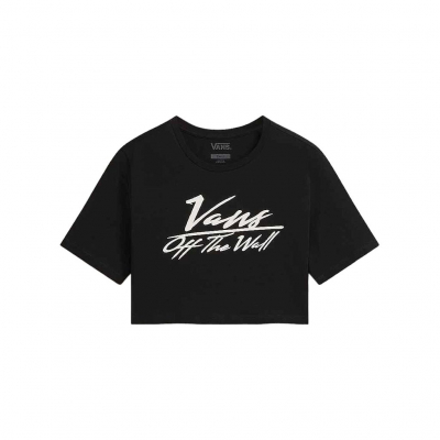Camiseta VANS GO ANYPLACE CREW CROP II VN000GJ1BLK1 Negro