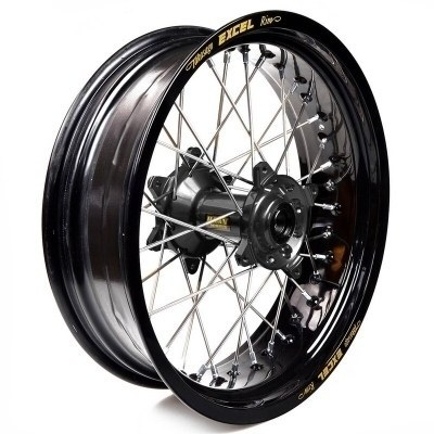 Rueda completa Haan Wheels aro negro 17-5,00 buje negro 1 76009/3/3 1 76009/3/3