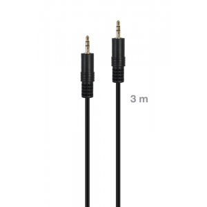 Cable de señal de audio Jack 3'5 mm macho a Jack 3'5 mm macho Fonestar JACK-MM-3
