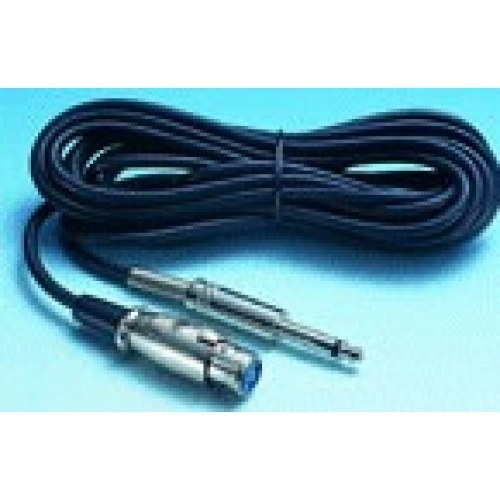 Cable XLR Hembra a JACK Macho 6,3mm Mono 5mts