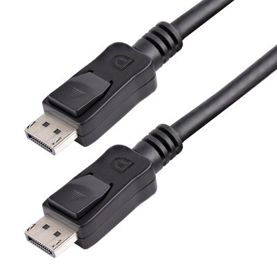 Cable de 3m DisplayPort 1.2 - Cable DisplayPort 4K x 2K Ultra HD Certificado por VESA - Cable DP a DP para Monitor - con Conectores DP con Pestillo