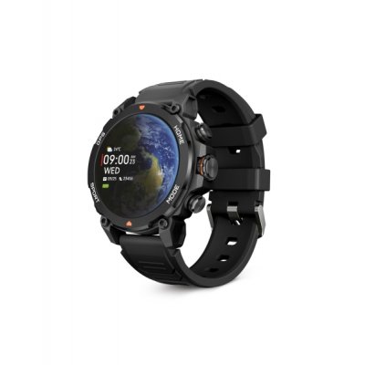 Ksix Explorer Smartwatch - Pantalla AMOLED 1,43? AMOLED - Autonomia Hasta 9 Dias - GPS - Modos Deporte y Salud, Llamadas, Asistentes de voz - 5ATM - Color Negro