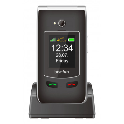 SL645plus LTE 7,11 cm (2.8) 120 g Negro, Plata Teléfono con cámara