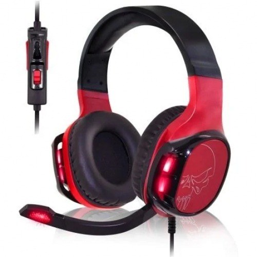 Auriculares Gaming con Micrófono Spirit of Gamer Elite-H60/ Jack 3.5/ Rojos