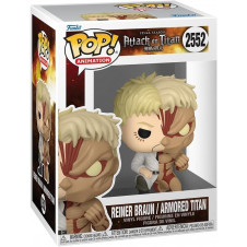 Funko pop animation attack on titan split reiner braun - armored titan