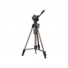 Hama Tripode Star 61, tr?pode de 3 patas, altura ajustable desde 60cm -153 cm, Color negro y oro rosado.