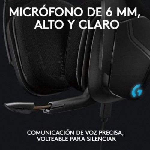 Auriculares Gaming con Micrófono Logitech G635/ USB 2.0/ Jack 3.5/ Negros
