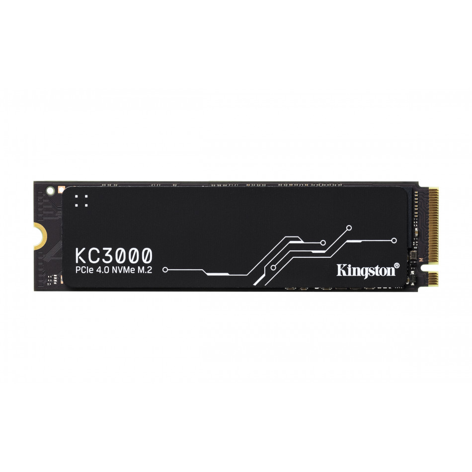 Disco SSD Kingston KC3000 512GB/ M.2 2280 PCIe Gen4/ con Disipador de Calor/ Full Capacity