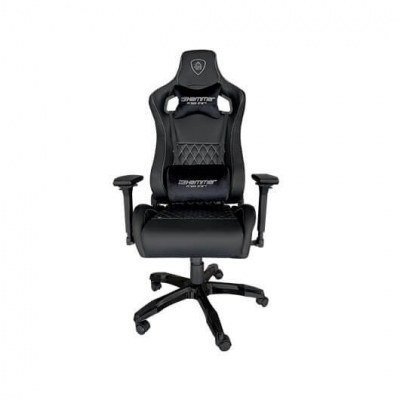 Silla gaming keep out hammer black silver incluye cojines