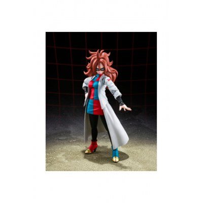 A - 21 androide 21 lab coat ver fig 14 -5 cm dragon ball fighter z sh figuarts