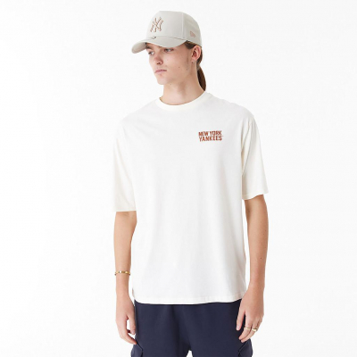 Camieta NEW ERA MLB WORDMARK OS TEE NEYYAN 60435536 Blanco