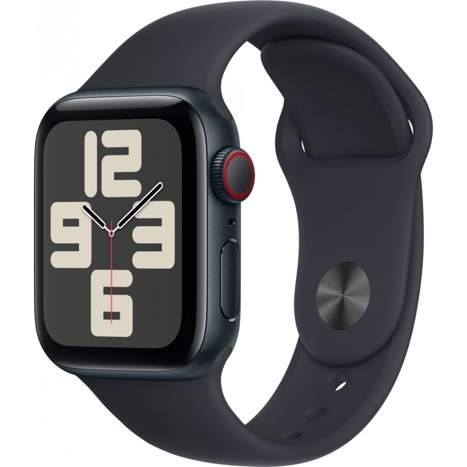 Apple Watch SE 3rd/ Gps/ Cellular/ 40mm/ Caja de Aluminio Medianoche/ Correa Deportiva Medianoche S/M