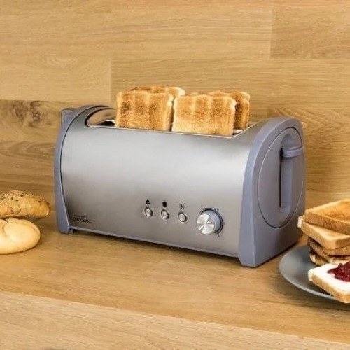 Tostador Cecotec Steel and Toast 2L/ 1400W/ Gris