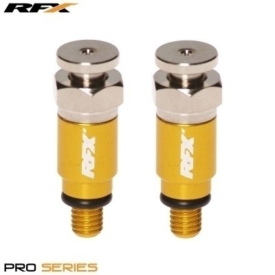 Purgadores de aire de horquilla RFX Pro M5 x 0,8 (amarillo) Kayaba/Showa FXFB101M599YL