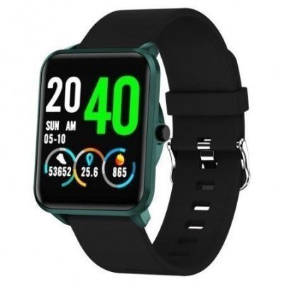 RELOJ INTELIGENTE LEOTEC FUNNY GREEN & BLACK - PANTALLA TÁCTIL COLOR 3.3CM - BT - MULTISPORT - PULSOMETRO - OXIMETRO - IP67 - BAT 180MAH - ANDROID/IOS