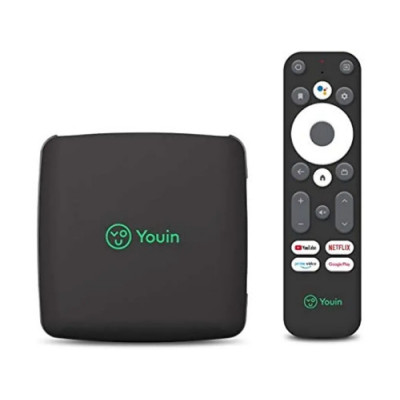YOUIN RECEPTOR ANDROID TV 4K UHD CON ASISTENTE DE VOZ GOOGLE ( EN1040KX )