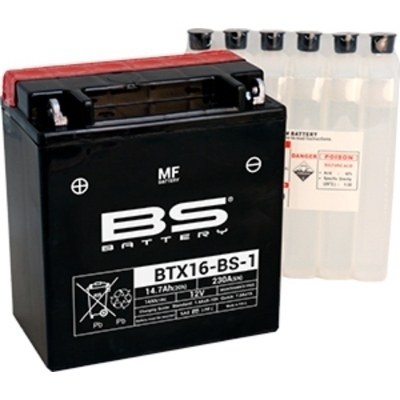 Batería BS BTX16-BS-1 sin mantenimiento 300623