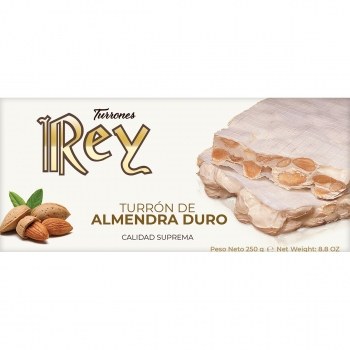 Turrón Rey Almendra Duro 250Grs