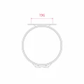 Termo eléctrico Teka EWH 80 DHH, 73 litros, 1500 W, multiposición, clase C, blanco - imagen 5