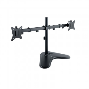 Soporte TV monitor mesa Tooq DB1702TN-B, 2 brazos, para 2 monitores, para pantallas de 17