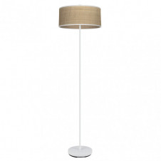 Pie Salon Jerte 1xe27 Blanco/natural 165x40x40 Cm