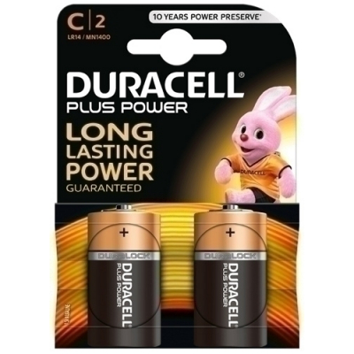 PILAS DURACELL C PLUS (MN1400-LR14) B/2