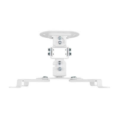Soporte Universal Giratorio, Inclinable de Techo para Proyector 13.5Kg, Blanco