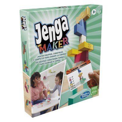 Juego de mesa hasbro jenga maker
