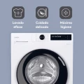 Lavadora Candy BR 410B8-S, 10 kg, 1400 rpm, WiFi + Bluetooth, clase A, blanco - imagen 4