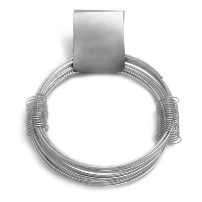 Alambre zincado n° 14, 210 gr, calibre 2,20 mm x 7 m