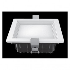 Downlight Led Intego Pro Cuadrado 21w 1130lm 6x14x14 Cm Blanco 6400k Corte 12x12 Cm