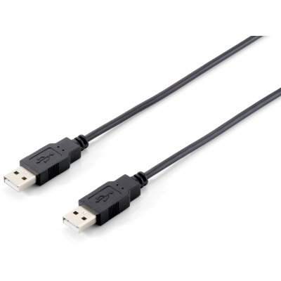 128870 Cable USB 2.0 A-A, 1,8 m , Negro