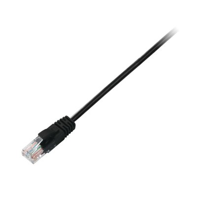 Cable de red CAT6 STP 0.5M Negro