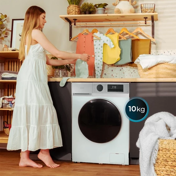 Lavadora Cecotec Bolero DressCode 10450 Inverter, 10 kg, 1400 rpm, clase A-10%, blanco - imagen 6